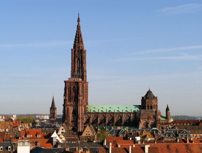 La cathédrale Notre-Dame de Strasbourg. Autor: Jonathan Martz, CC BY-SA 2.5