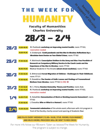 The Week of Humanity: charity event of FHS students in support of Ukraine