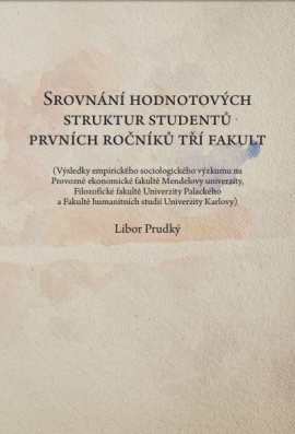 Srovnání hodnotových struktur studentů prvních ročníků tří fakult, Libor Prudký