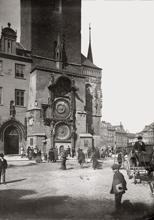 Foto: František Krátký, sbírka Scheufler (Staroměstský orloj, 1890)