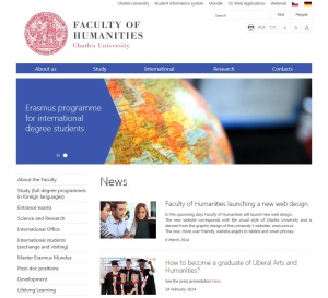 Faculty of Humanities has launched a new web design