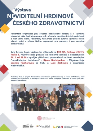 Výstava Neviditelní hrdinové českého zdravotnictví na FHS UK