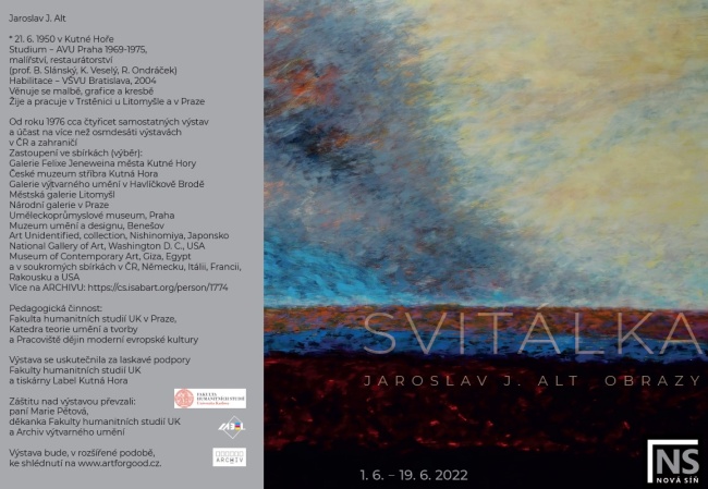 Vernisáž výstavy „Svitálka - Jaroslav J. Alt / obrazy“